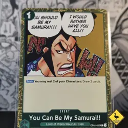 You Can Be My Samurai!! OP01-055 Premium Booster -The Best- Vol. 2 One Piece NM - Image 1