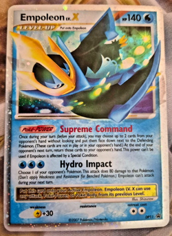 Pokemon Empoleon LV X DP11 Black Star Promo Diamond and Pearl Lightly Played - Image 1