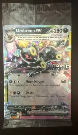 Umbreon ex 60/131 Prismatic Evolutions Surprise Box Stamped Promo • Sealed - Image 1