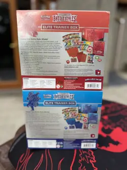 Battle Styles Elite Trainer Box Red and Blue Sealed Pokemon TCG - Image 5