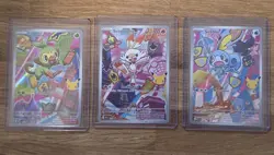 POKEMON FIRST PARTNER SERIES 2 GALAR GEN 8 SET OF 3 CARDS NM - Image 1