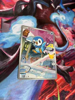 Pokemon TCG Piplup 042 30th Anniversary Illustration Rare First Partner Promo - Image 2