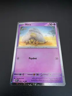 Abra 063/165 Cosmos Holo | MEW 151 NM - Image 3
