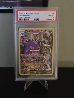 Gengar TG06/TG30 Swsh11: Lost Origin Trainer Gallery Holo PSA 8 - Image 1