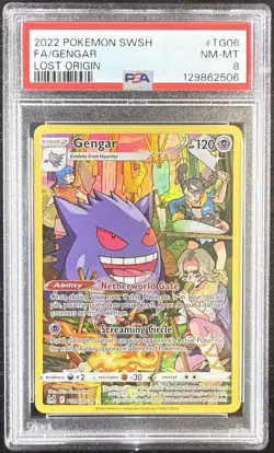 Gengar TG06/TG30 Swsh11: Lost Origin Trainer Gallery Holo PSA 8 - Image 3