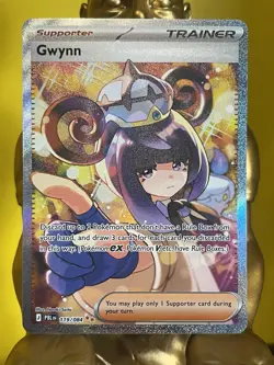 Gwynn 119/084 - Special Illustration Rare - Pitch Black Pokemon Card Mint - Image 1