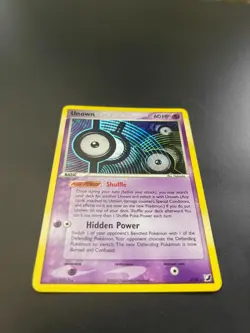 Unown 1/28 Holo EX Unseen Forces Vintage Pokemon Card NM - Image 2