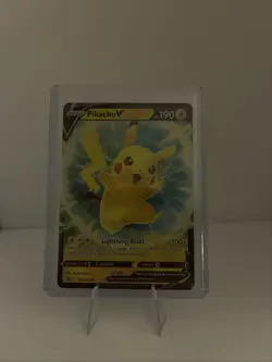 Pikachu V SWSH198 SWSH: Sword & Shield Promo Cards Holo - Image 1