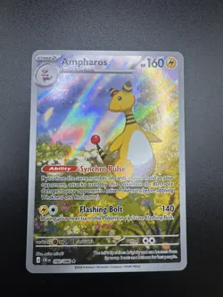 Pokemon Card Ampharos 090/086 Illustration Rare Chaos Rising Near Mint - Image 1