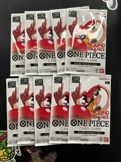 One Piece x Round 1 Promo Pack - 1 Card Sealed One Piece TCG Promos - Image 1