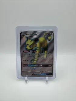 Persian GX 207/214 Full Art Ultra Rare Unbroken Bonds Pokemon Card Near Mint NM - Image 1