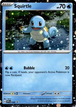 Squirtle - (Cosmos Holo) Promo SV: Scarlet & Violet Promo Cards 048 NM - Image 1