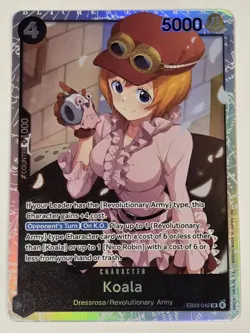 One Piece Card Game Koala Character EB03-042 English Heroines Edition - Image 1
