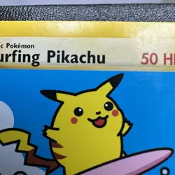Pokemon TCG Surfing Pikachu Black Star Promo 28/53 WOTC League 2001 HP Card - Image 4