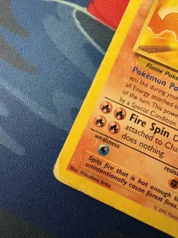 Charizard Pokemon Card Legendary Collection 3/110 Rare Non Holo 2002 DMG - Image 3