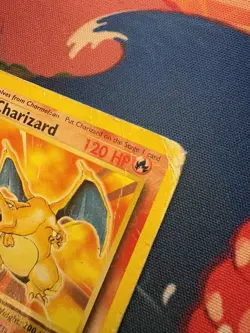 Charizard Pokemon Card Legendary Collection 3/110 Rare Non Holo 2002 DMG - Image 4