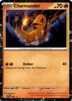 Charmander - (Cosmos Holo) Promo SV: Scarlet & Violet Promo Cards 047 NM - Image 1