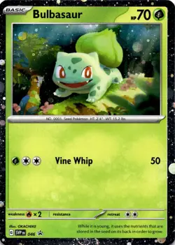 Bulbasaur - (Cosmos Holo) Promo SV: Scarlet & Violet Promo Cards 046 NM - Image 1