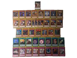 YUGIOH Noble Knight Warrior Deck Complete 41 - Cards with Sleeves - Image 2
