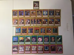 YUGIOH Noble Knight Warrior Deck Complete 41 - Cards with Sleeves - Image 3