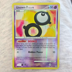 Nintendo Pokemon TCG Unown [B] 66/130 Diamond & Pearl Reverse Holo EN 2007 - Image 1