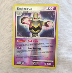 Nintendo Pokemon TCG Dusknoir 2/130 Diamond & Pearl Rare Regular EN 2007 - Image 1