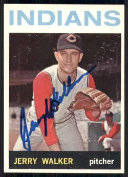 1964 Topps #77 Jerry Walker - On Card Auto - Image 1