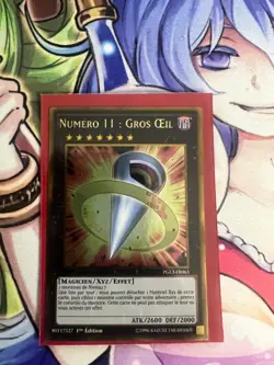 NUMBER 11: BIG EYE FRENCH GOLD RARE PGL3-EN063 FR063 NEAR MINT YUGIOH - Image 1