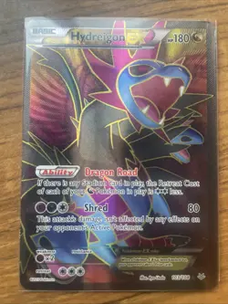 Pokemon TCG Hydreigon EX 103/108 Roaring Skies Full Art Holo Ultra Rare - Image 1