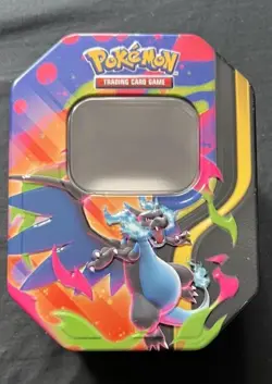 2x Large Charizard Pokemon TCG Tins Empty No Cards - Image 2