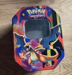2x Large Charizard Pokemon TCG Tins Empty No Cards - Image 3
