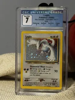 2000 Pokemon Neo Genesis (Unlimited) #9/111 Lugia Holo CGC 7 - Image 1