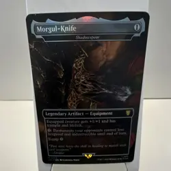 Morgul-Knife - MTG LOTR Tales of Middle-earth Foil Ext Art Mythic #0353 EN - Image 1
