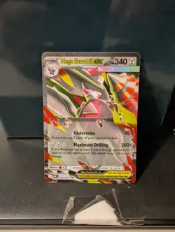 POKEMON TCG Pitch Black 065 Mega Excadrill ex Double Rare - Image 1