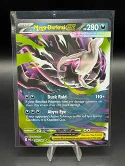 Pokemon TCG | Mega Darkrai ex 048/084 Me05: Pitch Black Holo Pack Fresh NM+ - Image 1