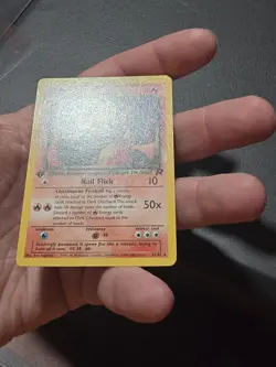 Dark Charizard 21/82 Rare Team Rocket Pokemon 1st Edition Moderately Played - Image 5