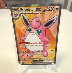 Pokemon TCG Wigglytuff ex 187/165 SV: Scarlet & Violet 151 Holo - Image 1