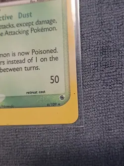 Pokemon EX Ruby And Sapphire Dustox 6/109, Holo, MP Condition! - Image 5