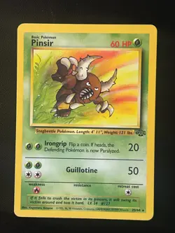 Pinsir 25/64 Rare Jungle Pokemon Unlimited NM - Image 1