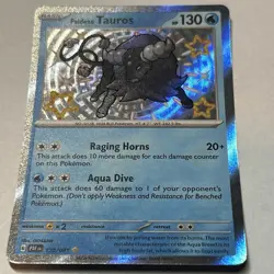Pokemon TCG SV: Paldean Fates Paldean Tauros 120/091 Holo - NM - Image 1
