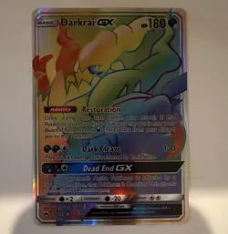 Darkrai GX Sm-Burning Shadows Holo Full Art Secret 158/147 180 HP EN - Image 1