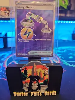 Energy Switch 107/084 Full Art Ultra Rare Pokemon Pitch Black ME05 NM English - Image 1
