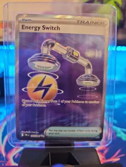 Energy Switch 107/084 Full Art Ultra Rare Pokemon Pitch Black ME05 NM English - Image 2