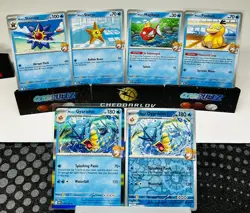 Pokemon Misty's Pokemon Lot Destined Rivals Gyarados Magikarp Psyduck Staryu - Image 1