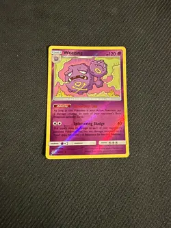 Weezing 74/214 NM Unbroken Bonds Rare Pokemon Reverse Holo - Image 1