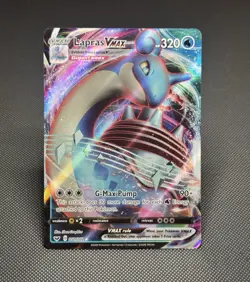 Pokemon TCG: Lapras VMAX 050/202 - Full Art - Sword & Shield Base Set - *NM* - Image 1