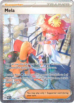 💥Pokemon - Mela - 254/182 - Illustration Rare - S & V- Paradox Rift - NM💥 - Image 1