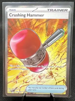 Pitch Black Crushing Hammer 105/084 Ultra Rare Full Art Holo -(See Photos) - Image 4