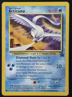 Articuno 22/53 Black Star WotC Promo Pokemon Promo MP - Image 1