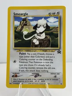 Smeargle 32/53 Wotc Black Star Promo Regular Pokemon NM/LP - Image 1